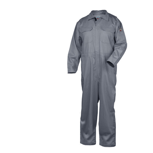 Baker's Gas Black Stallion TruGuard 300 FR Coveralls, Gray - CF2215-GY