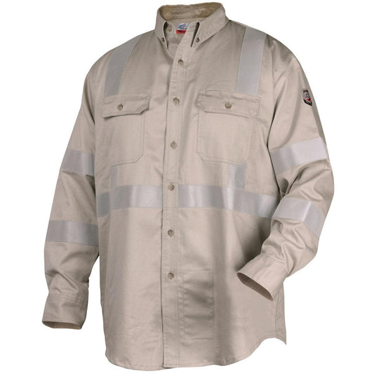 Black Stallion TruGuard 300 FR Reflective Work Shirt