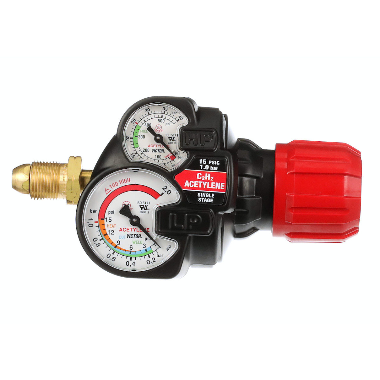 □□TANAKA 工具 工具関連用品 MASTER VI A ACETYLENE REGULATOR マスターVIガード付 クイックエース A ( ワンタッチ装着式の乾式安全器