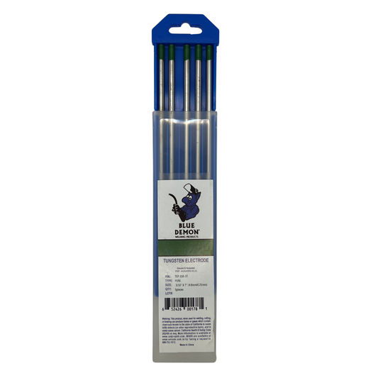 Blue Demon EWP 3/16" Pure Tungsten, 5/pk - TEP-316-5T