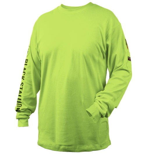 Black Stallion FR Cotton Lime Shirt