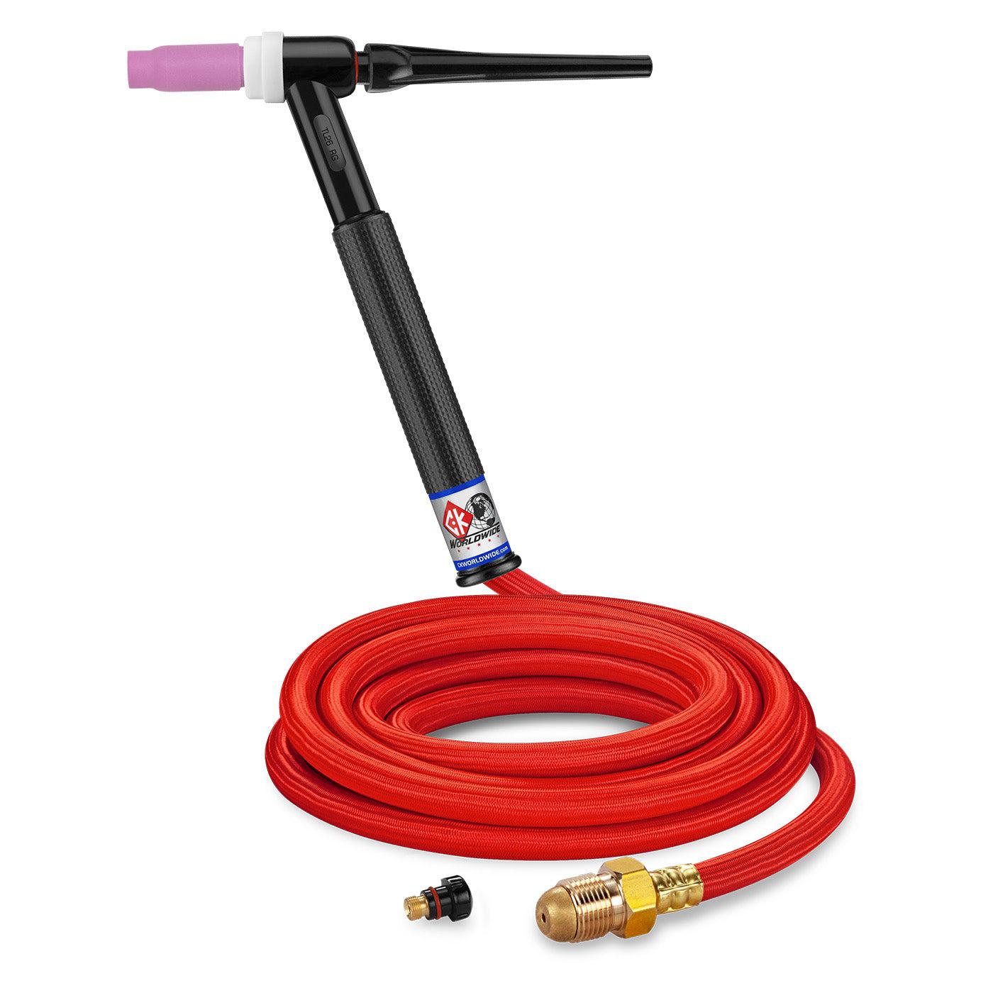 CK Worldwide 200A Trim-Line TIG Torch w/ Super-Flex Cable, 12.5 ft