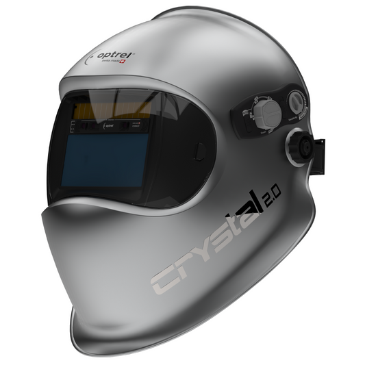 Baker's Gas Optrel Crystal 2.0 Welding Helmet, Silver - 1006.900