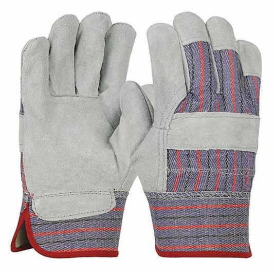 Best Welds Leather Palm Gunn Pattern Gloves - 12/pk - 2100