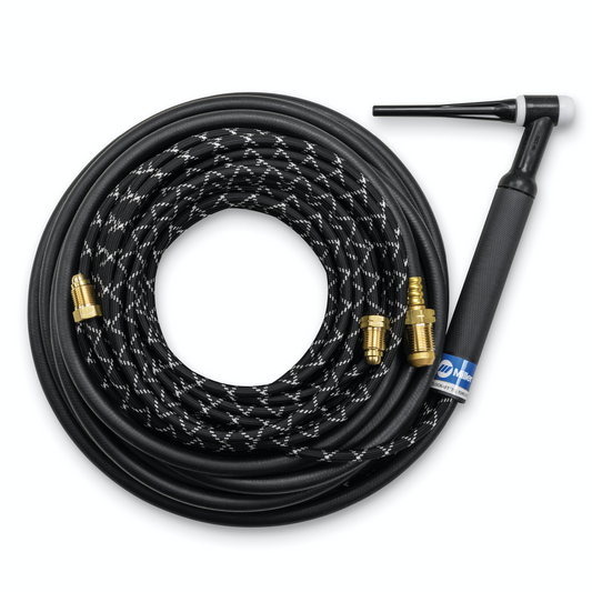 Weldcraft Braided TIG Torch Package, 25' - WP-18-25-R