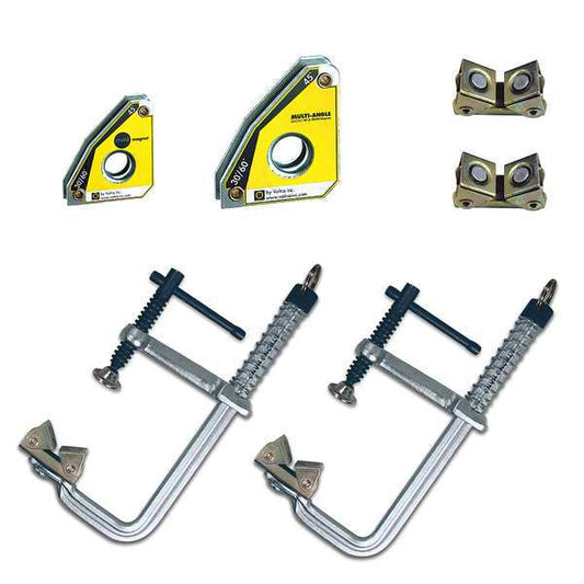 Baker's Gas Strong Hand Tools Economy Welding Table Acc. Clamp Kit 6pc- TSK104