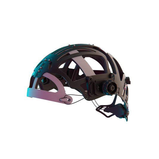 Baker's Gas Optrel IsoFit Head Gear shown from the side