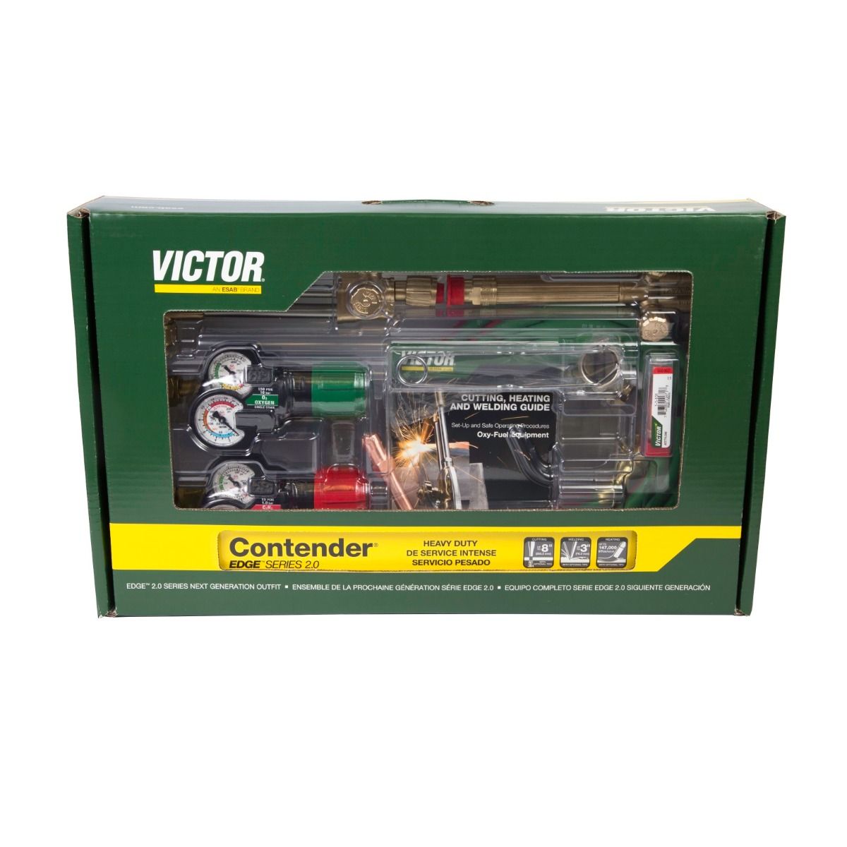 Victor Contender 540/510 Edge 2.0 HD Outfit (Propane) - 0384-2132