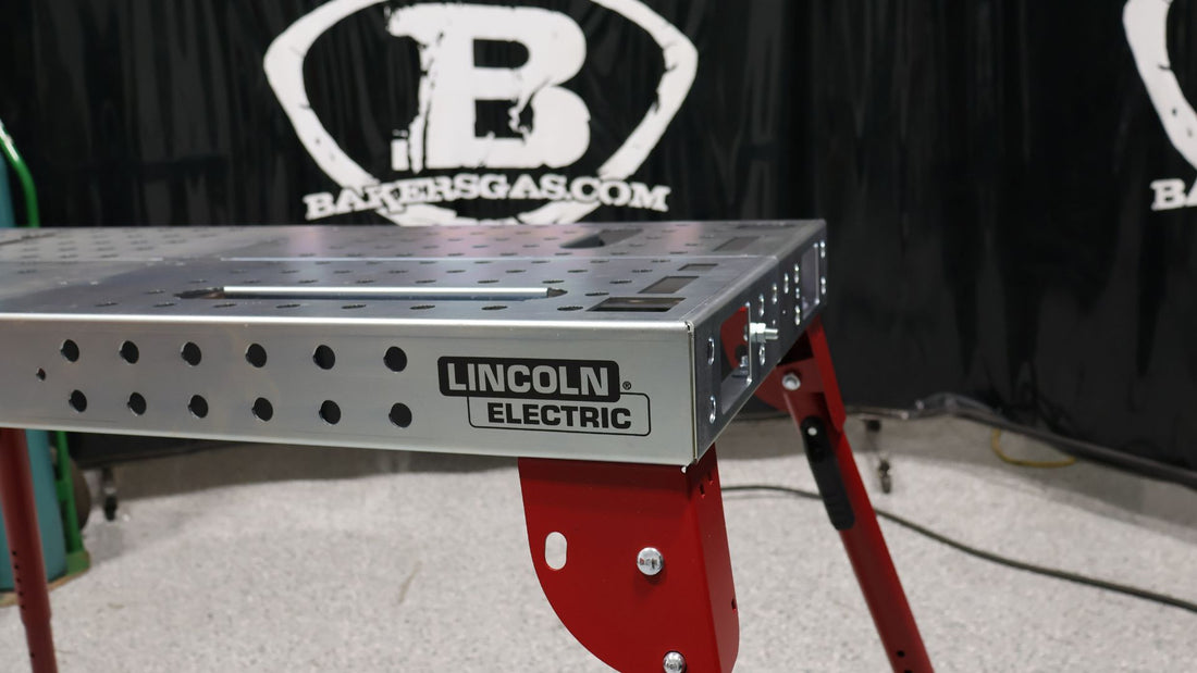 Maximize Your Workspace with the Lincoln Portable Welding Table and Workbench K5334-1