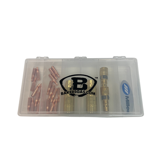MIG Consumable Kit for Miller MDX-100 Gun, .030 / .035 Wire