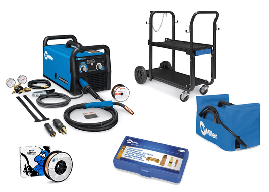 Miller Millermatic 211 MIG Welder w/ Advanced Auto Set - Super Bundle