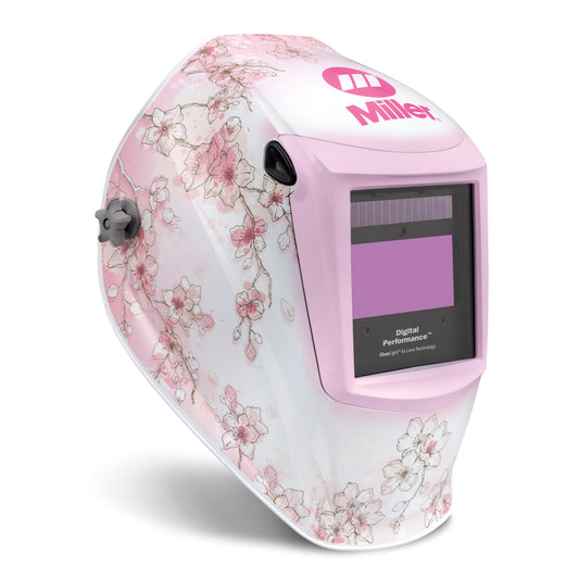 Miller Digital Performance Welding Helmet w/ Clear Light 4x, Burn & Blossom - 296756