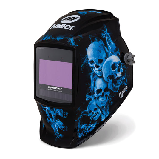 Miller Digital Elite Welding Helmet w/ Clear Light 4x, Blue Rage II - 296774