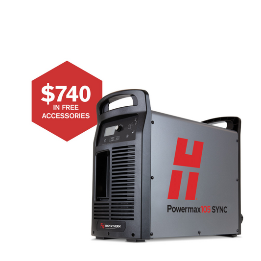 Hypertherm Powermax 105 SYNC w/ Free Accessories Bundle Rebate