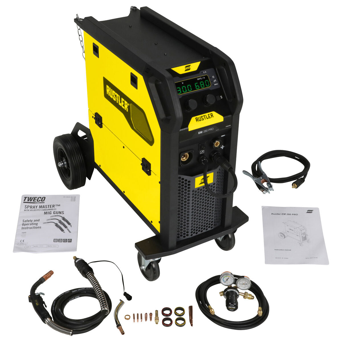 ESAB Rustler EM 280 PRO - 0700401201 – Baker's Gas & Welding Supplies, Inc.
