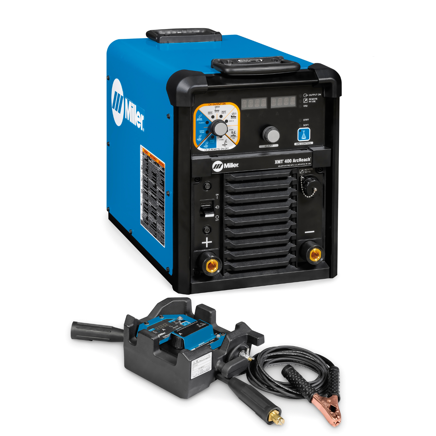 Miller XMT 400 w/ ArcReach TIG/Stick Remote - 951000114 – Baker's