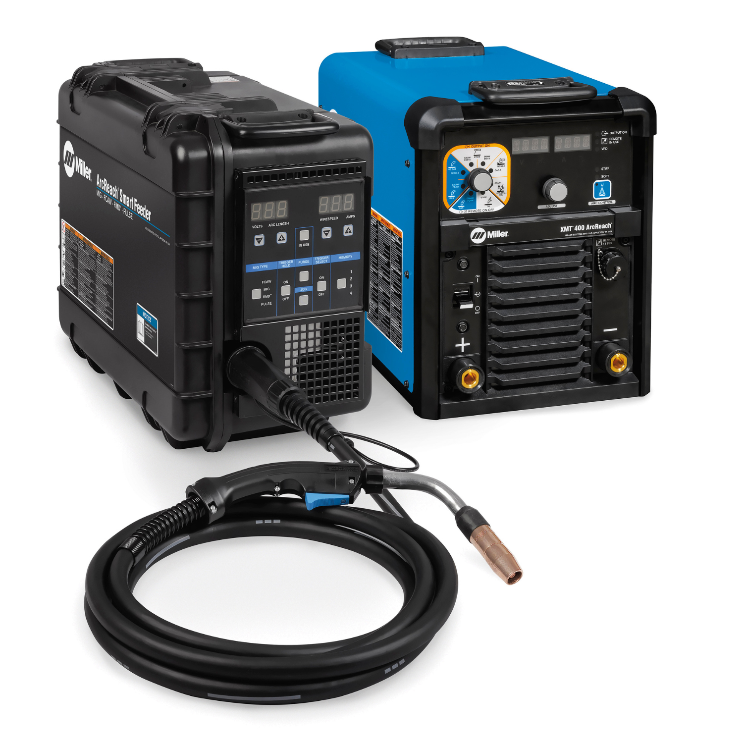 Miller XMT 400 w/ ArcReach Smart Feeder & Bernard PipeWorx 300A