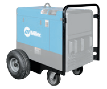 Miller Trailblazer 330 Diesel Multi-Terrain Running Gear with Never Flat Tires - 301717