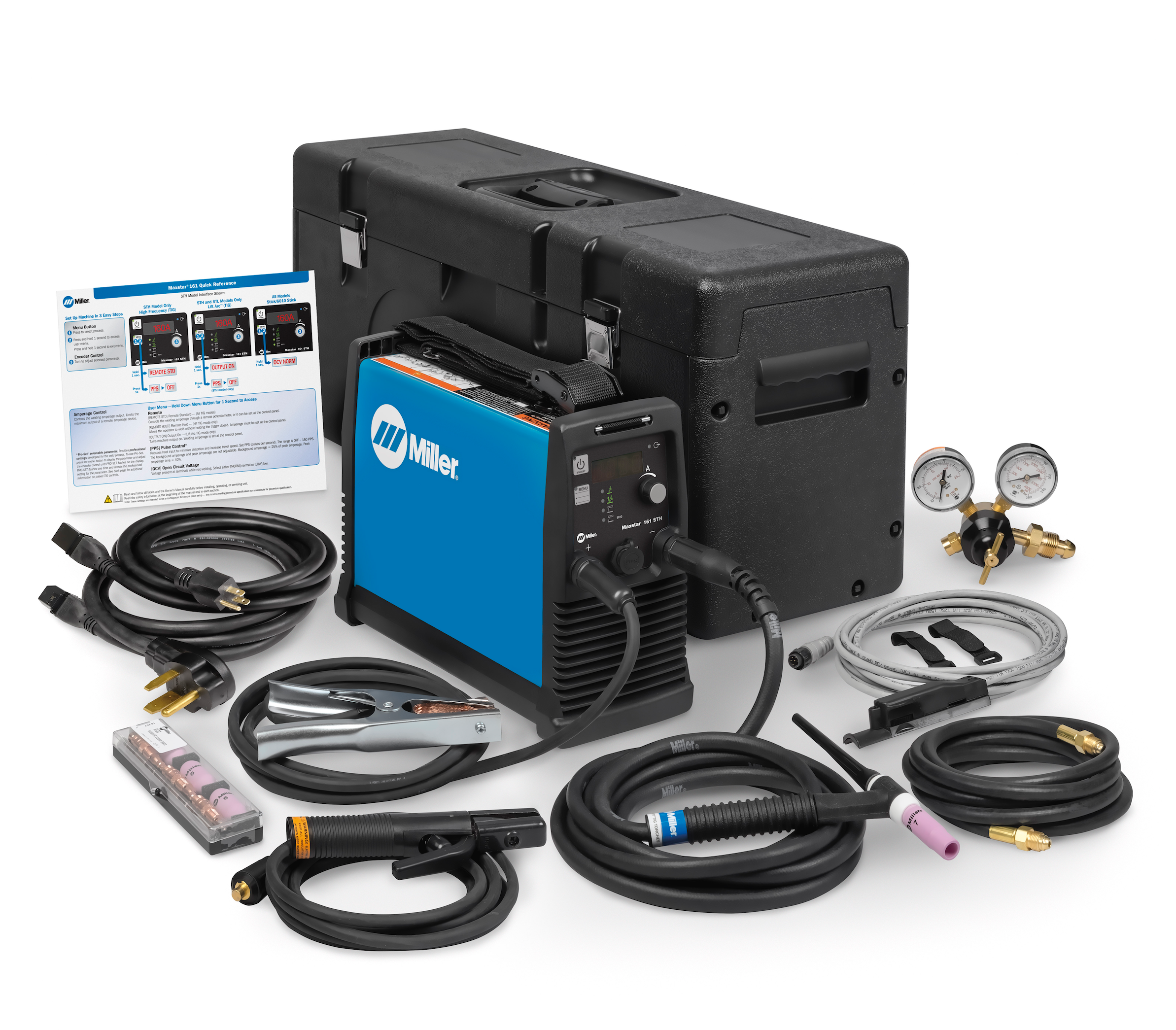 Miller Maxstar 161 STH TIG/Stick Pkg w/ Fingertip Control