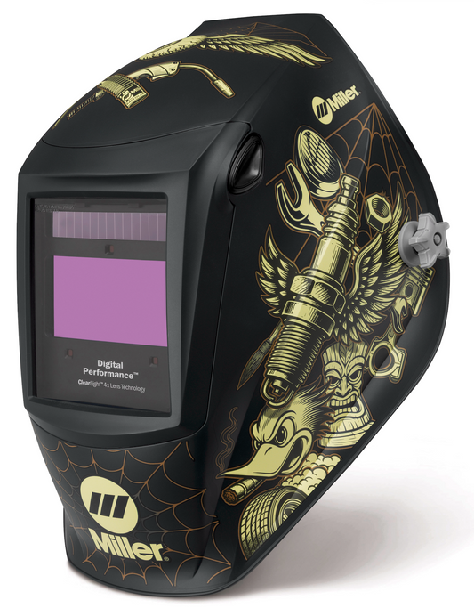 Miller Digital Performance Welding Helmet w/ Clear Light 4x, Throttle - 402740 left