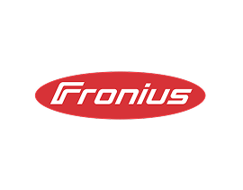 Fronius logo on a white background