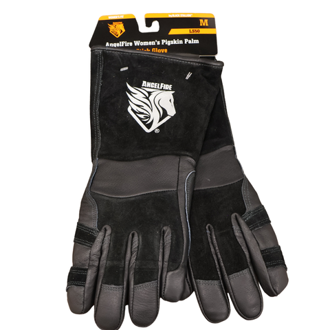 HZXVOGEN Welding Gloves – 932°F Heat Fire Resistant BBQ Grill Gloves For Stick TIG MIG Welding, Free Size For Men & Women