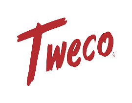 Red 'Tweco' logo on a white background