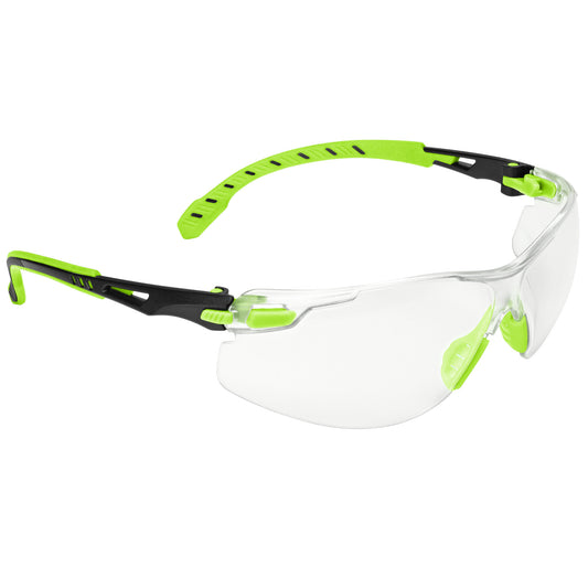 3M S1201SGAF anti-fog green safety glasses 