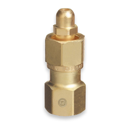 Western Brass Cylinder Adaptor, CGA-540 to CGA-580 - 416