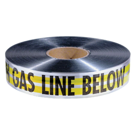 Empire "Gas Line Below" Barricade Tape, 1000 ft - 31-140