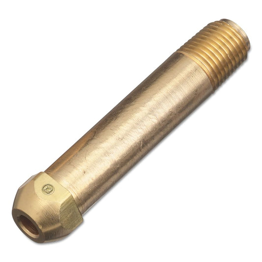 Western Brass Nipple: 1/4" NPT, 2" Long, CGA-280 - 283