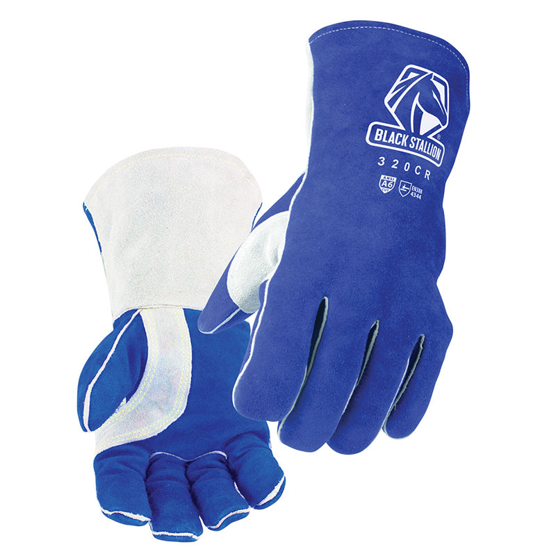 Black Stallion A6 Cut Resistant Cowhide Stick Welding Gloves - 320CR ...