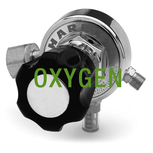 Harris 29-100C-540 Oxygen Heavy Duty Regulator - 3600340