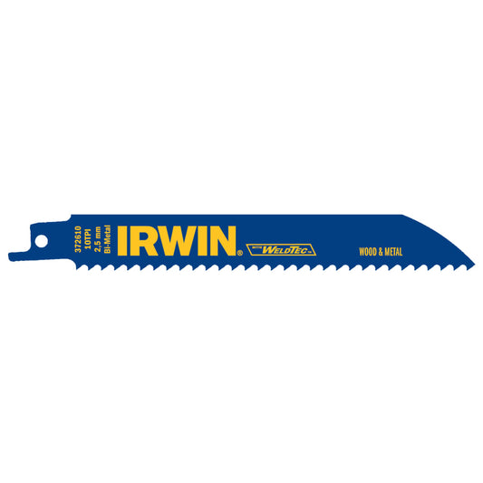 Irwin Reciprocating Saw Blade, 6" x 3/4", 25/pk - 372610