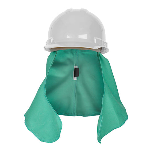 Tillman FR Cotton hood attached under hard hat front opening