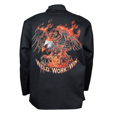 Tillman ONYX Weld Work Win 30" Jacket back decal