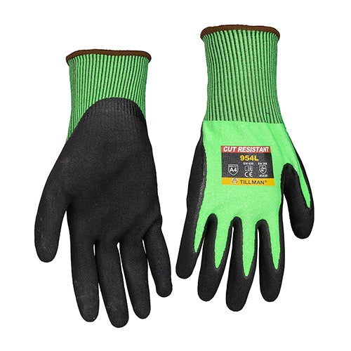 954L Nitrile gloves front and back view