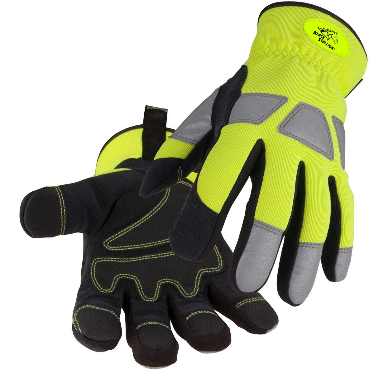 Guanti Da Lavoro Per Meccanica Black Stallion Tool Handz Plus - Taglia Media - Revco 99PLUSM-BLK