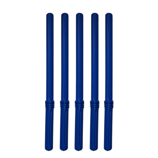 Blue Demon 36" TIG Rod Storage Tube Bundle with five durable blue tubes for organized welding rod protection and transport