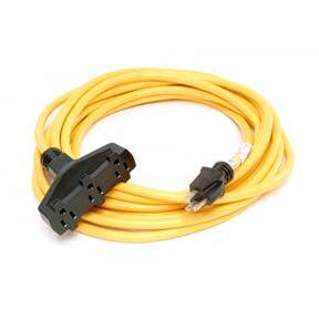 Direct Wire - 12/3 Triple Tap, 120V - Yellow - 100 ft. - 123TTYLW100