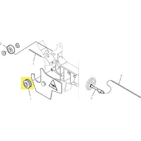 ESAB Feed Roll 0.6-0.8mm V-Hard - 0367556001