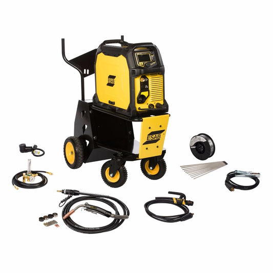 Everything included with the ESAB Rebel 235ic 3-in-1 Pkg w/cart - 0558012704