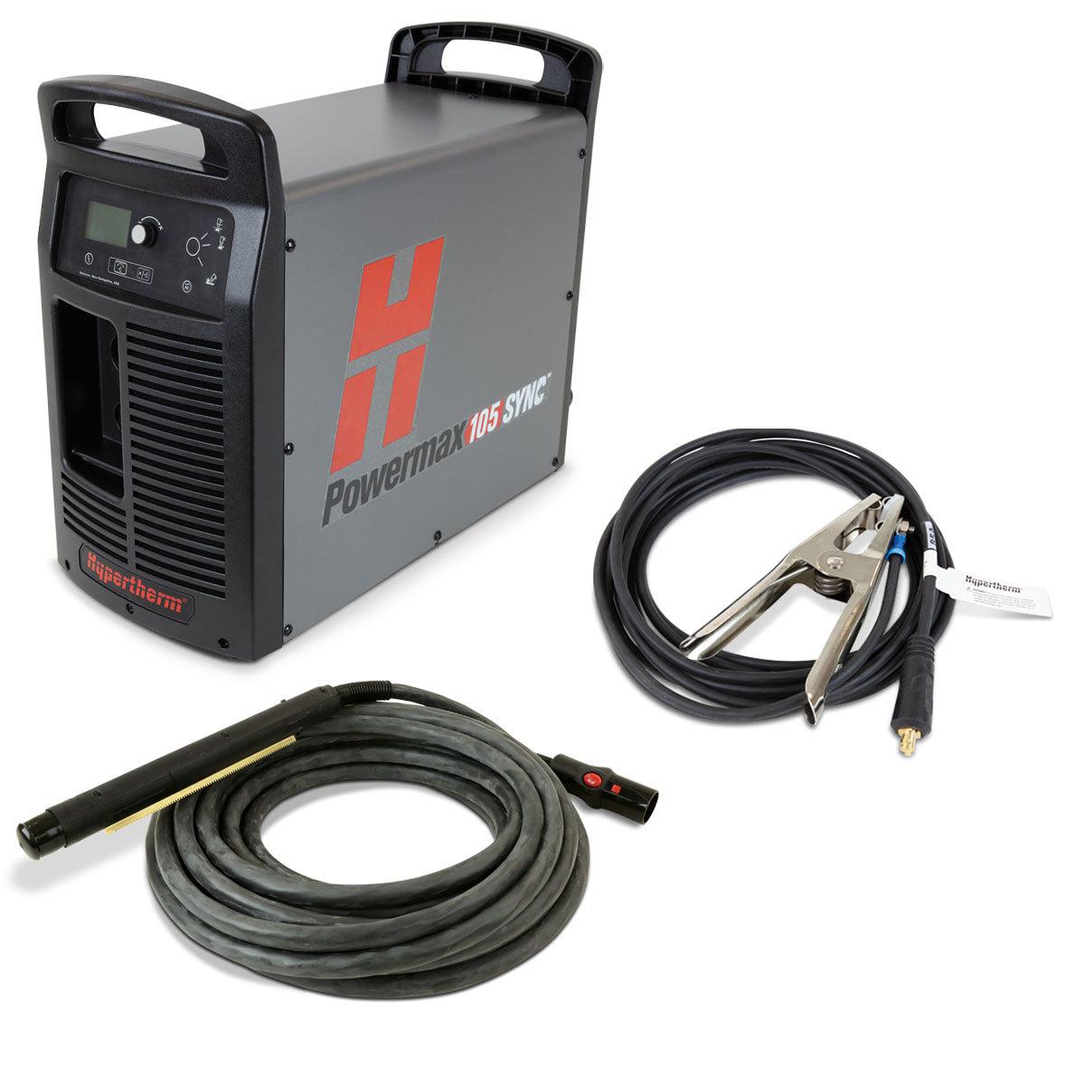 Hypertherm Powermax 105 SYNC w/ CPC & Serial Ports, 25' Machine Torch ...