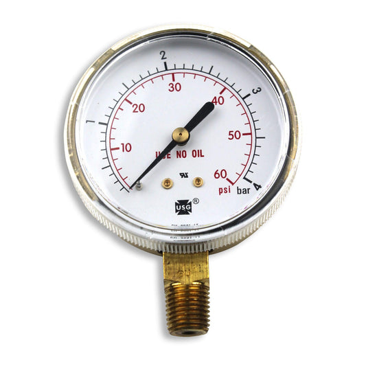 Smith 2.5" Pressure Gauge, 60 PSI/Bar - GA029-07