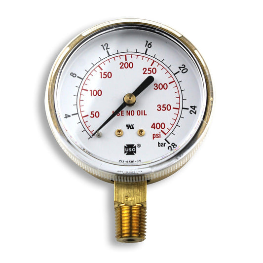 Smith 2.5" Pressure Gauge, 400 PSI/Bar - GA037-07