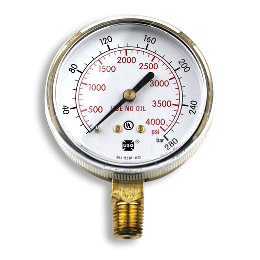 Smith 2.5" Pressure Gauge, 4000 PSI/Bar - GA043-07