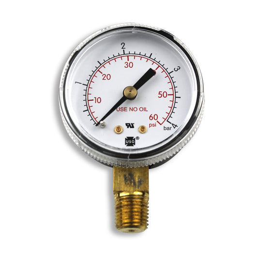 Smith 2" Pressure Gauge, 60 PSI/Bar - GA135-03