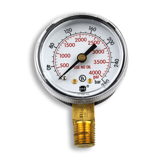 Smith 2" Pressure Gauge, 4000 PSI/Bar - GA139-03