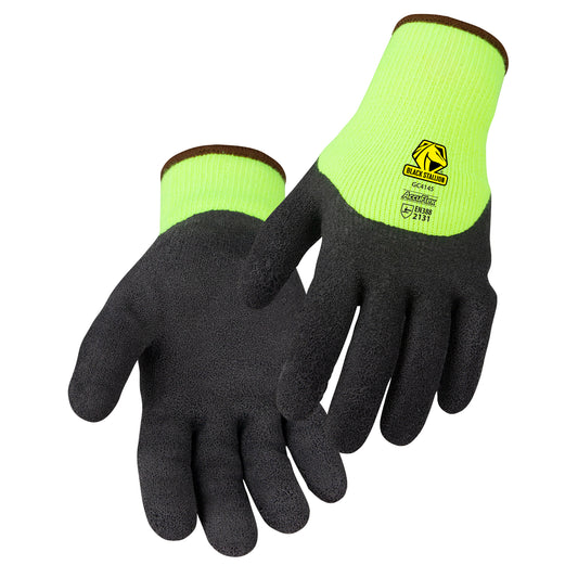 Black Stallion AccuFlex 3/4 Latex-Coated Acrylic Terry Knit Glove - GC4145-HB