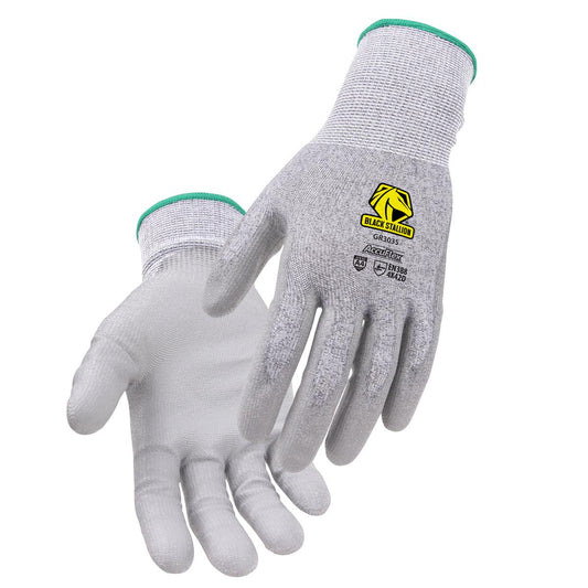 AccuFlex A4 Cut-Resistant PU-Coated Knit Glove - GR3035-GY